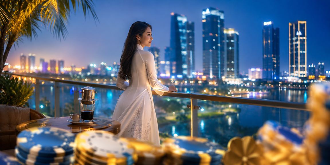 Người dùng tại Hà Nội xem kèo thể thao trực tuyến trong trang phục áo dài truyền thống